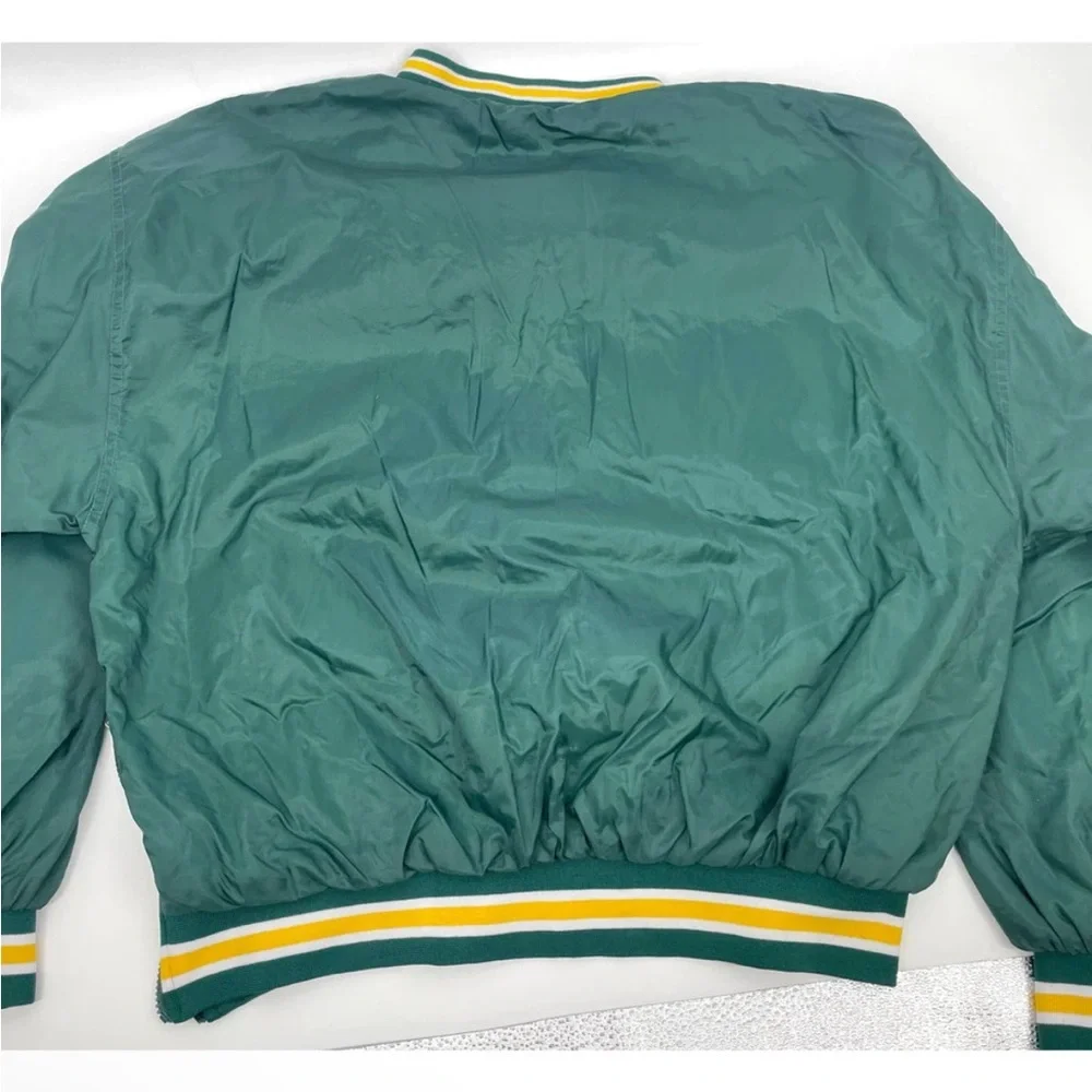 Vintage 90s Chalk Line Green Bay Packers v neck windbreaker pullover jacket mens